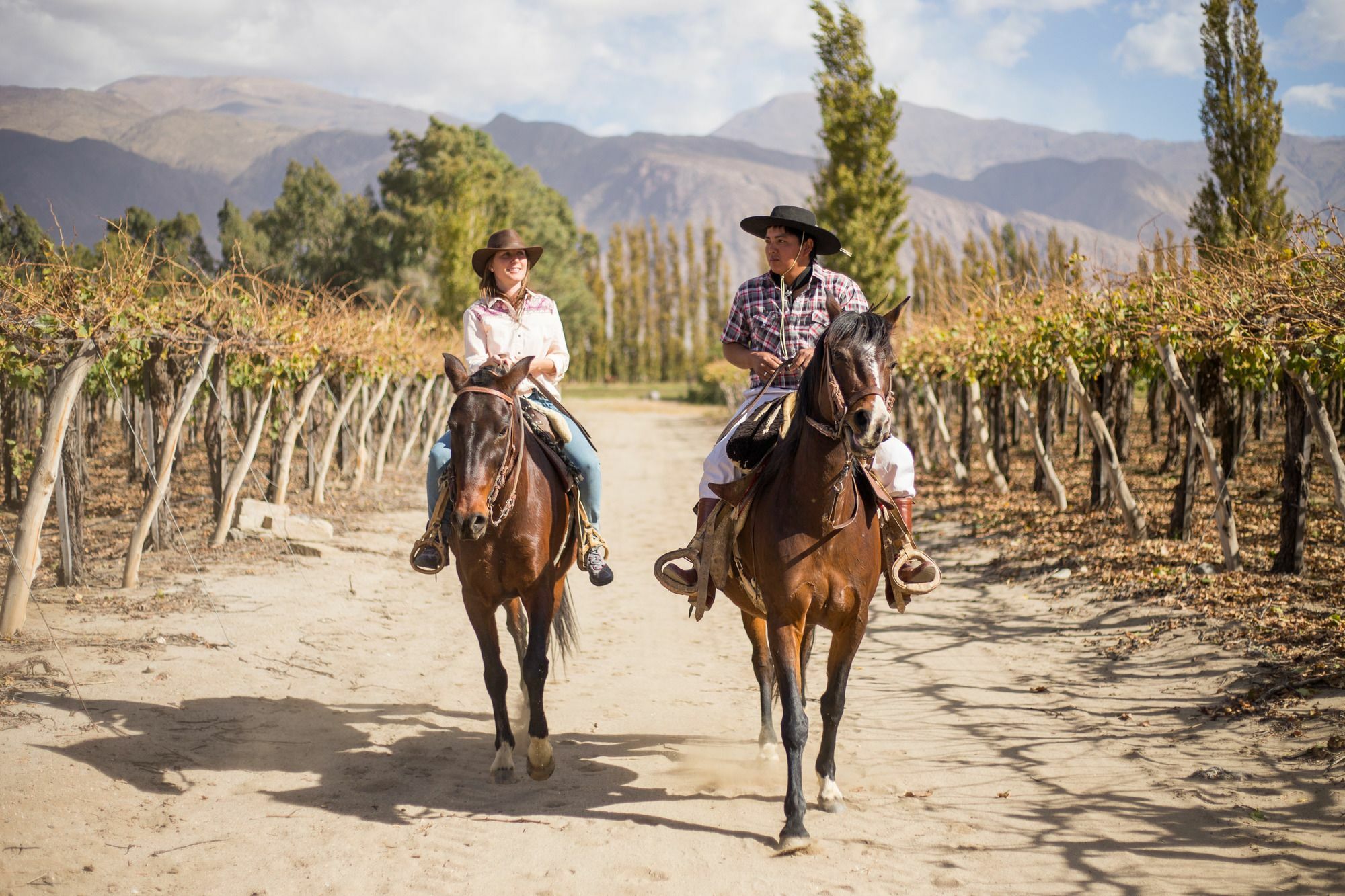 Hotel Grace Cafayate Zewnętrze zdjęcie Horse riding in the wine region of Mendoza
